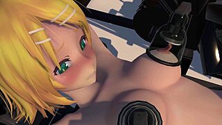 Rin Gets Wild on the Massage Chair