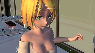 Rin Gets Wild on the Massage Chair