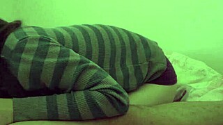 smoking cigarette while performing oral