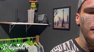 Brazilian photographer tries to seduce straight client, ends in hairy assfucking