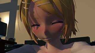 Rin Gets Wild on the Massage Chair