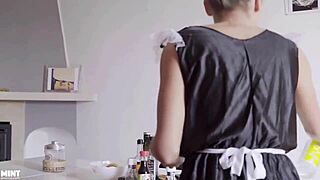 I’m obsessed with this thieving Russian maid masturbating on camera with her perfect kinky body!