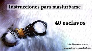 Jerk Off Instructions For Slaves And Masters In Spanish Audio