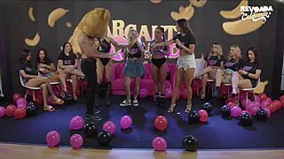 Who has the deepest throat? challenged the horny California gays