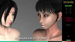 Hypnotized Twin Succubus Episode 4: Huge Fat Curvy Tits Blowjob 3D Twins