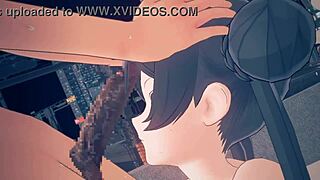 i love ryuuka kisaki's blowjob in blue archive