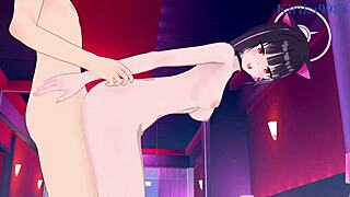 Kyouyama Kazusa and Onikata Kayoko in Intense 3D Hentai Sex