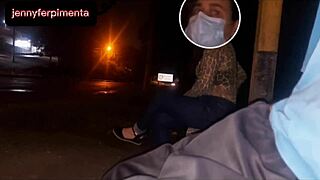 Risking Cock Exposure at Bus Stop