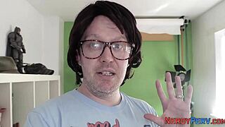 Yorkshire Geek Gets Wild Head from Tattooed Brit in First-Time Action