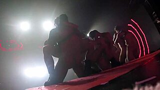 I joined porn stars for wild orgy at night club