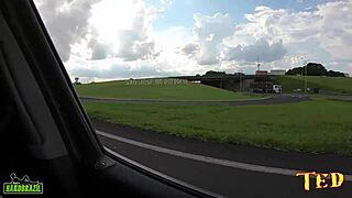 felt wild driving to são josé do rio preto just for rachell miranda’s hot ass ride