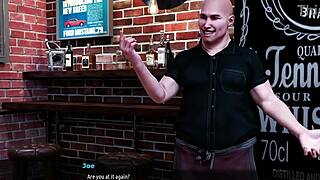 i give monica a footjob and rub her big cock in fashion business 15