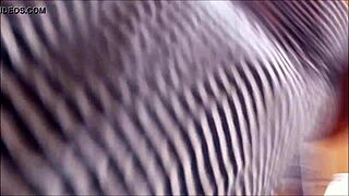 Wow, check out this pregnant Latina's upskirt view while shopping today!