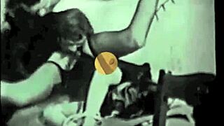 I’m stuck in this vintage bondage, hairy milf getting pounded hard.