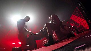 I joined porn stars for wild orgy at night club