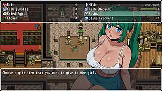 Sexy nurse undergoes naked examination by male in Lost Lagoon harem hentai game episode 4