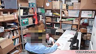 extra cute petite teen gets rough fucked by mall cop 😍