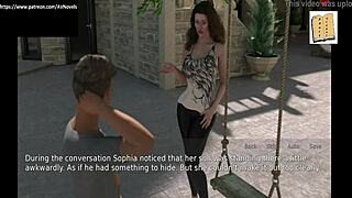 This wife and stepmother play a game with big tits 😍