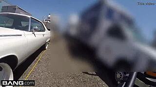 Screw The Cops - Latina Bad Girl Caught Sucking A Cops Dick