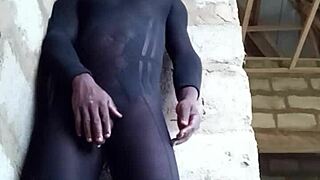 Successful massage after watching gay porn all day