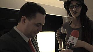 mistress sablique von lux unpredictably hits andrea dipre in the nuts