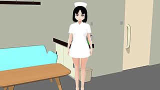 Mia The Perverted Nurse Plays Doctor
