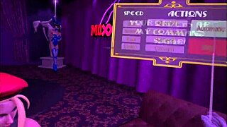 Cammy White rides cock in virtual reality game cosplay