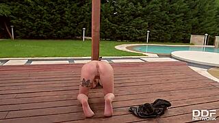 Urban Dominatrix Coco De Mal Spanks And Fucks Blonde Subby Helena Valentine!