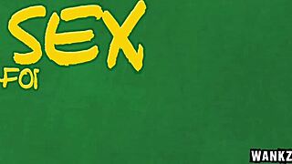 Adorable coed Maryjane bent over for rough play 😍