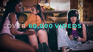 Petite Blonde Cheerleaders Scissor and Finger Pussies After Practice