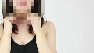 Asian Japanese Girl Licks Balloon in Upskirt Fetish Armpit Play