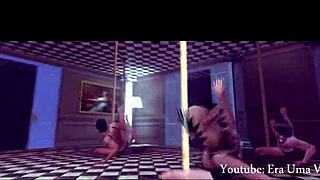 Beyoncé deja vu turns into hot 3D anal action! 😍