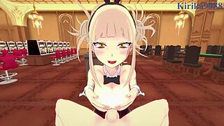 himiko toga and izuku midoriya getting intense in my hero academia hentai style