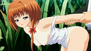 Intense hentai group scene with deepthroat and creampie