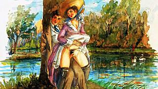 i love these vintage erotic drawings, so antique