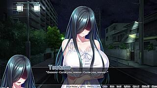 Her big tits feature in the anime hentai.