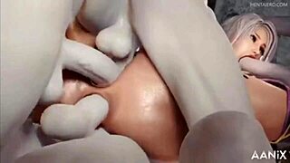 intriguing anime 3d hentai blowjob