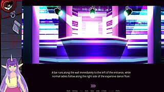 Hentai game with big tits lesbian sex in anime style