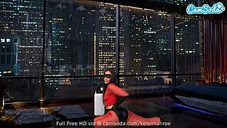 Kelsi Monroe's Elastigirl Sybian Ride