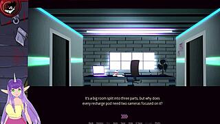 Hentai game with big tits lesbian sex in anime style