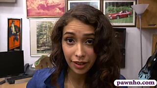 Lovely hottie gets drilled hard by horny pawn dude on hidden cam