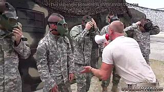 Gay Israeli soldiers bang hard on beach