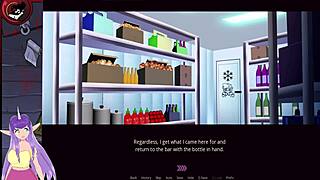 Hentai game with big tits lesbian sex in anime style