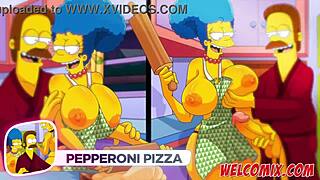 Discover the hottest butt scenes in Simptoons Simpsons hentai.