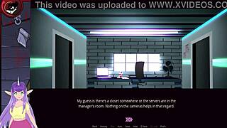 Hentai game with big tits lesbian sex in anime style