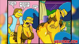 Discover the hottest butt scenes in Simptoons Simpsons hentai.
