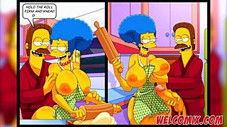 Discover the hottest butt scenes in Simptoons Simpsons hentai.
