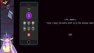 Hentai game with big tits lesbian sex in anime style