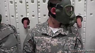 Gay Israeli soldiers bang hard on beach