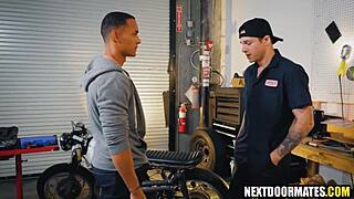 Hung Repairman Jayden Marcos Gives AJ Sloan Special Assfucking Service